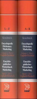 Deutsch-Englisch, 2 Tl.-Bde. - Wolfgang J. Koschnick