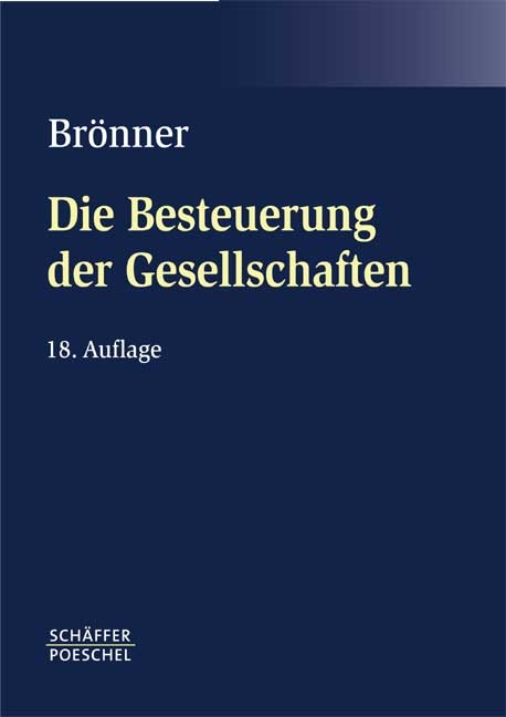 Die Besteuerung der Gesellschaften - 