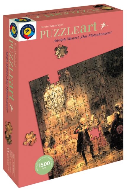 Prestel Puzzle-Art: Adolf Menzel, Fl&ouml;tenkonzert Friedrich des Gro&szlig;en