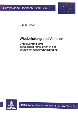 Wiederholung und Variation