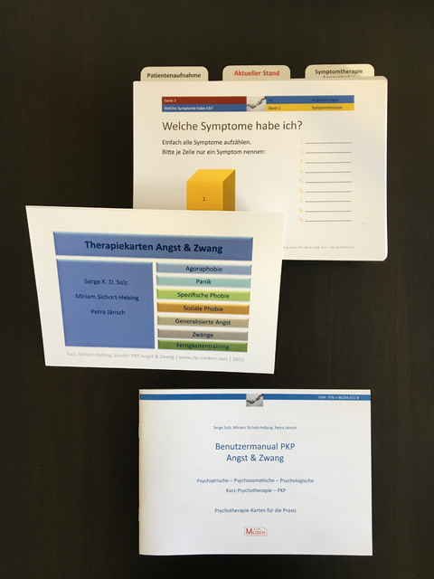 Psychotherapie-Karten f&uuml;r die Praxis Angst & Zwang - Petra J&auml;nsch, Miriam Sichort-Hebing, Serge K.D. Sulz