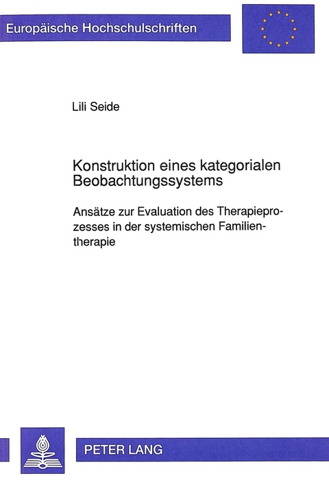 Konstruktion eines kategorialen Beobachtungssystems - Lili Seide