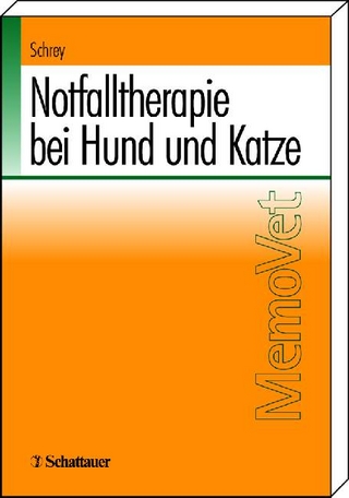 Notfalltherapie bei Hund und Katze