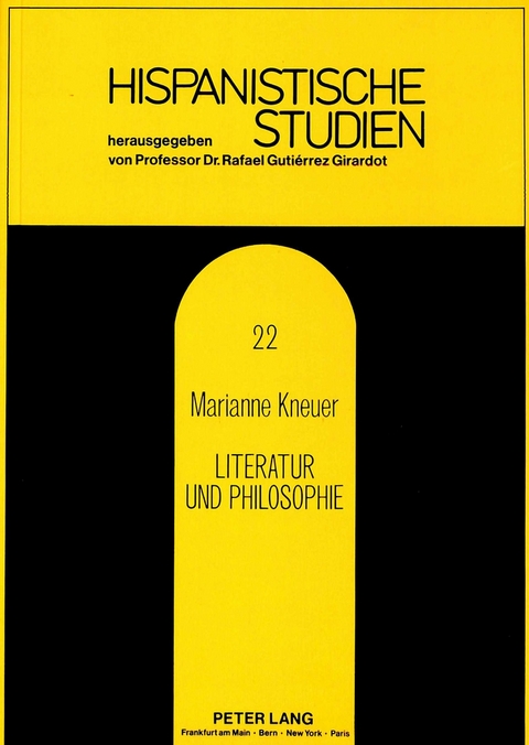 Literatur und Philosophie - Marianne Kneuer