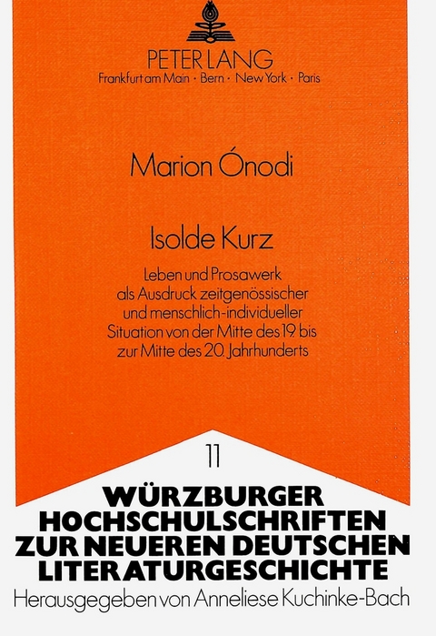 Isolde Kurz - Marion Onodi
