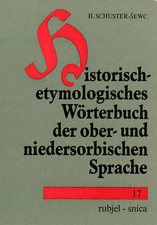 Historisch-etymologisches Wörterbuch der ober- und niedersorbischen Sprache