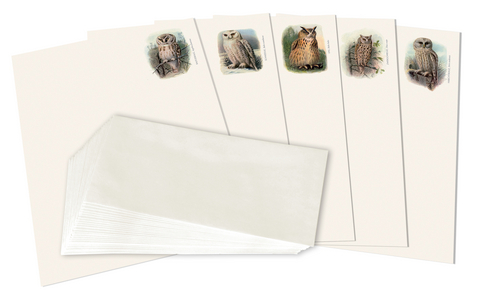 Briefpapier &bdquo;Eulen&ldquo;