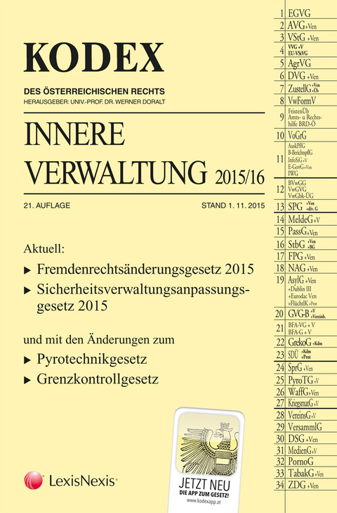 KODEX Innere Verwaltung 2015/16 - 