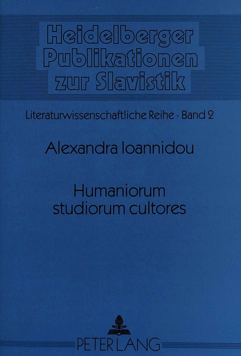 Humaniorum studiorum cultores - Alexandra Ioannidou