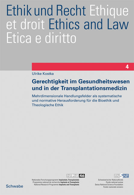 Gerechtigkeit im Gesundheitswesen und in der Transplantationsmedizin - Ulrike Kostka
