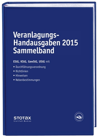 Veranlagungs-Handausgaben 2015 Sammelband