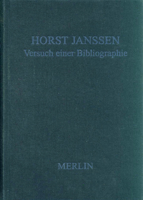 Horst Janssen - Versuch einer Bibliographie - Eberhard R&uuml;den, Maria R&uuml;den