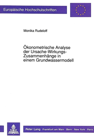 Ökonometrische Analyse der Ursache-Wirkungs-Zusammenhänge in einem Grundwassermodell