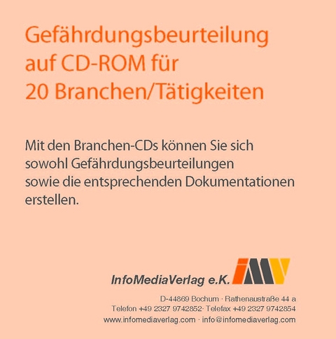 Gefährdungsbeurteilung auf CD-ROM - Harald Gruber,  Altenburger