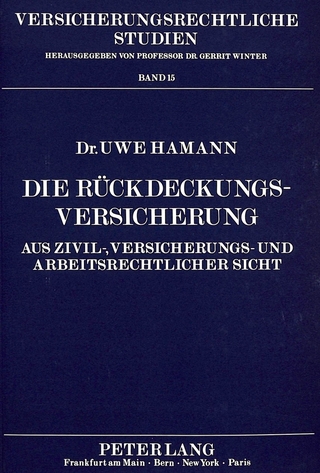 Die Rückdeckungsversicherung
