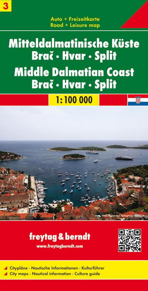 Mitteldalmatinische K&uuml;ste, Brac - Hvar - Split - 