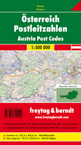 &Ouml;sterreich Postleitzahlen, metallbest&auml;bt