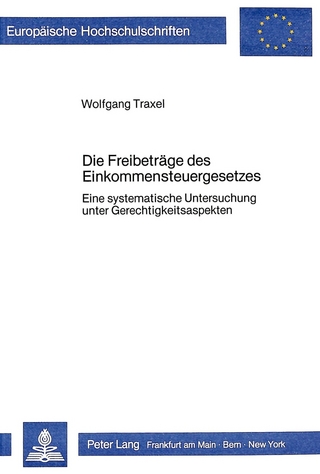 Die Freibeträge des Einkommensteuergesetzes