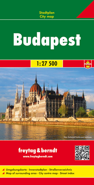 Budapest, Stadtplan 1:27.500