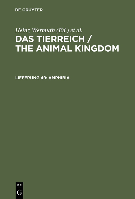 Das Tierreich / The Animal Kingdom / Amphibia