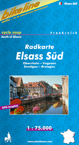 Radkarte Elsass S&uuml;d