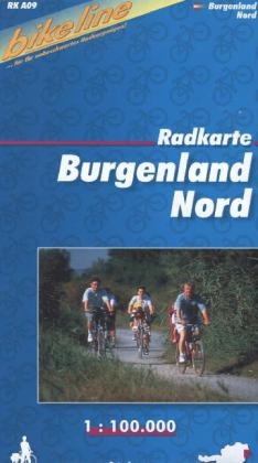 Radkarte &Ouml;sterreich. 1:100000 / Burgenland Nord