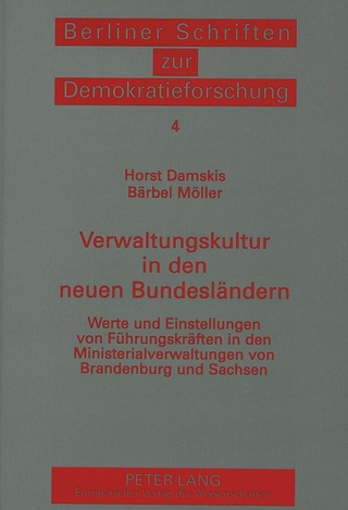 Verwaltungskultur in den neuen Bundesländern