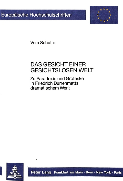Das Gesicht einer gesichtslosen Welt - Vera Schulte