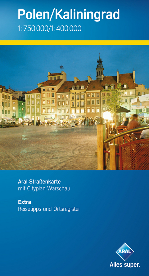 Aral Stra&szlig;enkarte Polen/Kaliningrad