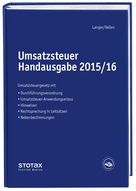 Umsatzsteuer Handausgabe 2015/2016 - Michael Langer