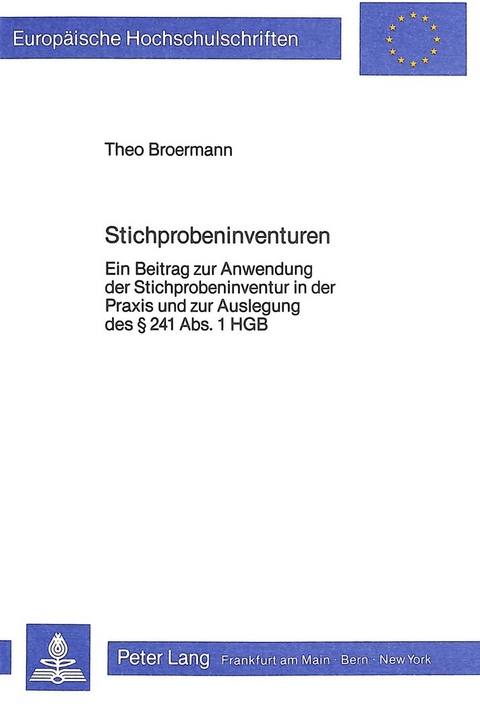 Stichprobeninventuren - Theo Br&ouml;rmann