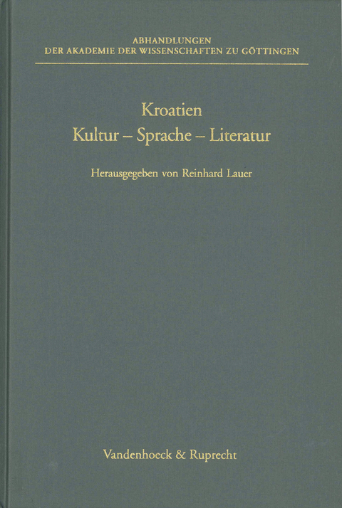 Kroatien. Kultur &ndash; Sprache &ndash; Literatur - 
