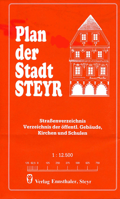 Plan der Stadt Steyr