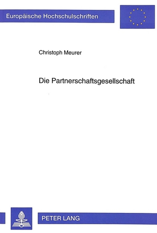 Die Partnerschaftsgesellschaft
