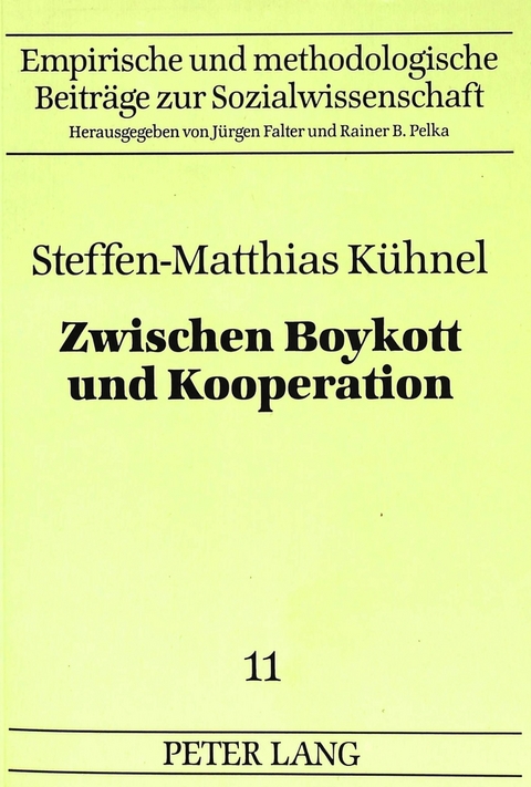 Zwischen Boykott und Kooperation - Steffen-Matthias Kühnel
