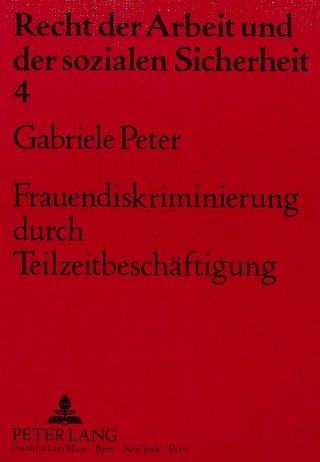 Frauendiskriminierung durch Teilzeitbeschäftigung