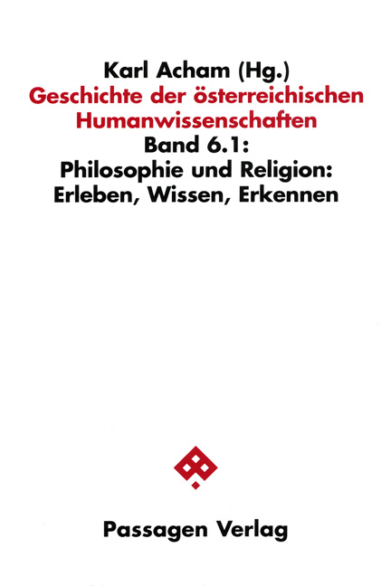 Geschichte der &ouml;sterreichischen Humanwissenschaften / Geschichte der &ouml;sterreichischen Humanwissenschaften - 