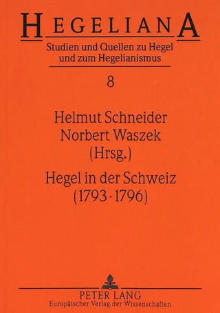 Hegel in der Schweiz (1793-1796)