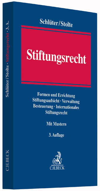Stiftungsrecht - Andreas Schl&uuml;ter, Stefan Stolte