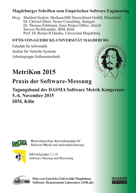 MetriKon 2015 - Praxis der Software-Messung - 