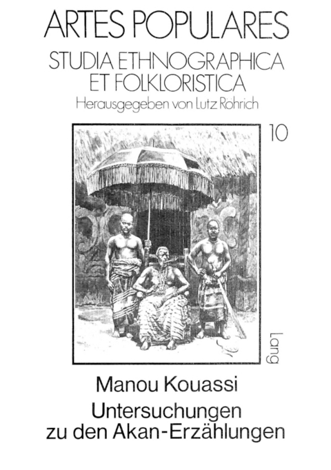 Untersuchungen zu den Akan-Erz&auml;hlungen