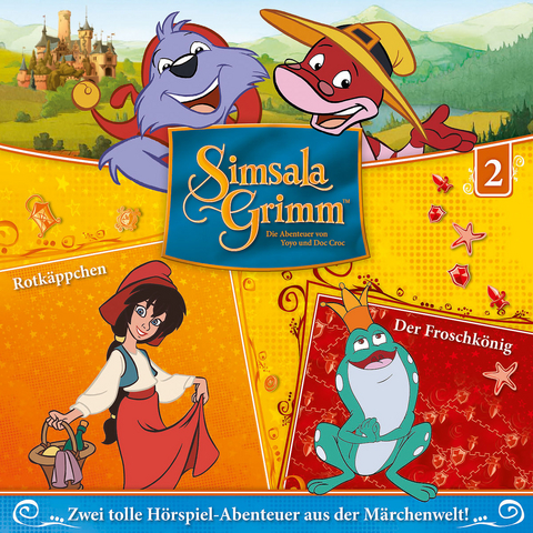 SimsalaGrimm - Rotk&auml;ppchen / Der Froschk&ouml;nig, 1 Audio-CD