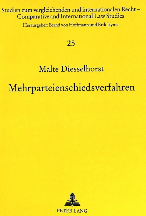 Mehrparteienschiedsverfahren - Malte Diesselhorst