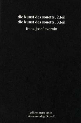 Die Kunst des Sonetts - Franz J Czernin