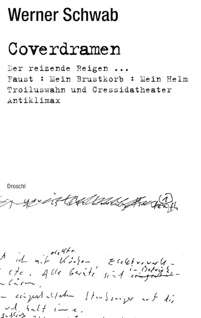 Coverdramen - Werner Schwab