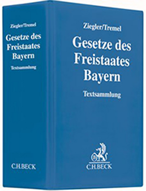 Gesetze des Freistaates Bayern Hauptordner 80 mm