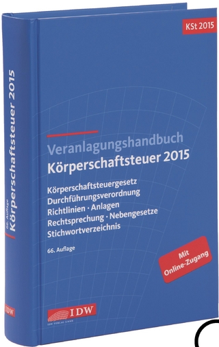 Veranlagungshandbuch Körperschaftsteuer 2015