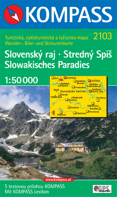 Slovensk&yacute; raj-Stredn&yacute; Spis /Slowakisches Paradies - 