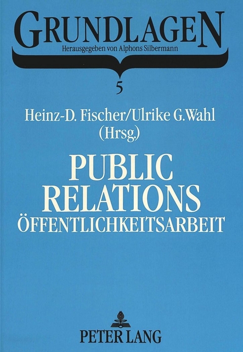 Public Relations / &Ouml;ffentlichkeitsarbeit - 
