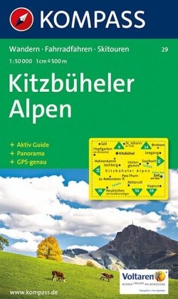 KOMPASS Wanderkarte Kitzb&uuml;heler Alpen - 